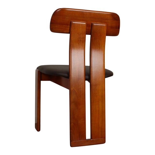 Walnut Sapporo Dining Chairs by Mario Marenco for Mobilgirgi, 1970s, Set of 8 For Sale - Image 15 of 18