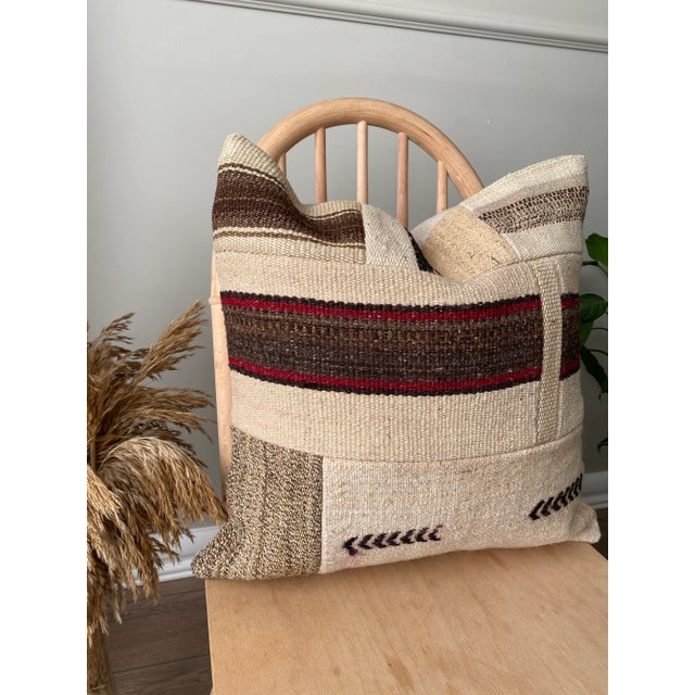 Vintage Turkish Pillow Cover For Sale - Image 4 of 7