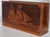 LastCHANCE!Mid 20th Century American Walnut Maritime Nautical Motif Napkin Holder For Sale - Image 4 of 10