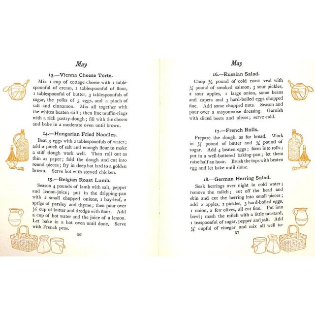"365 Foreign Dishes a Foreign Dish for Every Day in the Year" 1908 For Sale - Image 4 of 7