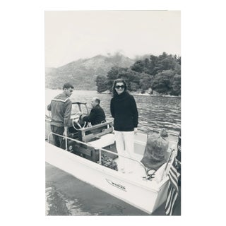 Jackie Kennedy on Board, 1970s, Photograph For Sale