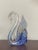 Contemporary Contemporary Signed Stuart Abelman Iridescent Art Glass Swan Sculpture For Sale - Image 3 of 15