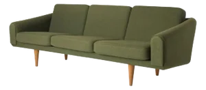 A Three Seater Sofa by Illum Wikkelso