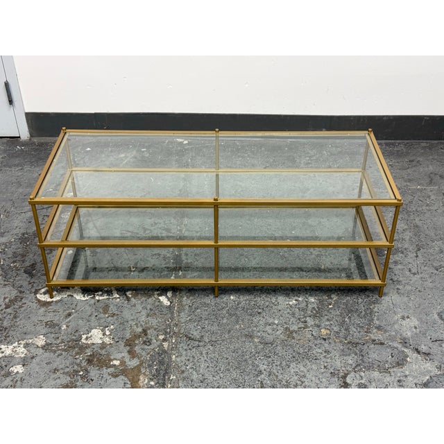 2010s West Elm Terrace Coffee Table For Sale - Image 5 of 12