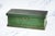 Charming Green Painted Antique Wood Box With Key Rustic Country For Sale - Image 12 of 14