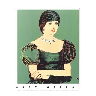 1998 Andy Warhol 'Princess Diana' Pop Art Germany Offset Lithograph For Sale