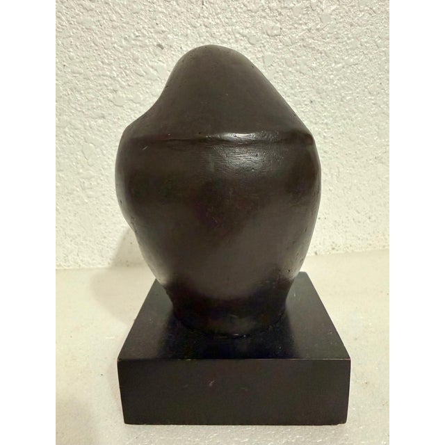 1950s Zvi Aldouby, Modernist Israeli Bronze Sculpture Abstract Mother & Child Zvi Yehuda Aldouby For Sale - Image 5 of 17