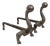 Early 20th Century Pair Arts and Crafts Andirons For Sale