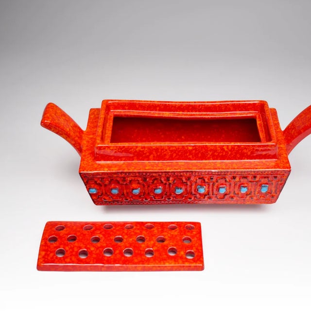 Italian Ceramic Incense Burnery attributed to Roberto Rigon for Bertoncello, 1960s For Sale - Image 4 of 5