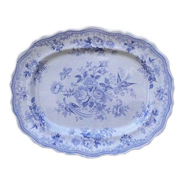 English Transferware Platter For Sale