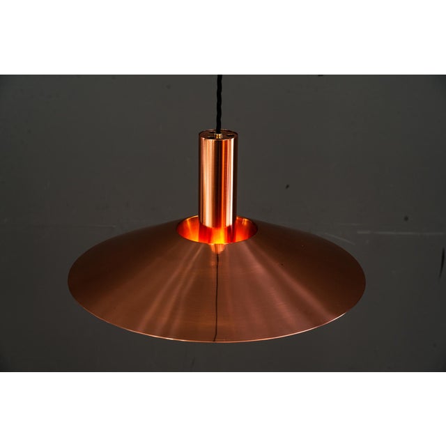 Copper Chandelier, Denmark, 1950s For Sale - Image 15 of 18