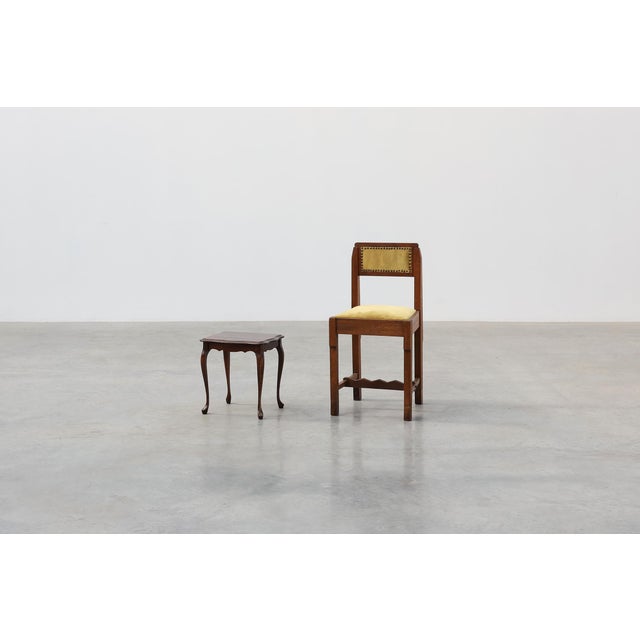 Small Queen Anne Side Table with Cabriole Legs, England, 1900s For Sale - Image 3 of 11