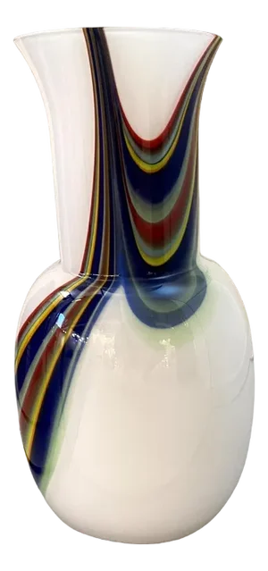 Contemporany Vase in Murrine Murano Glass from Simoeng