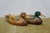 Late 20th Century Mid 20th Century Chinese Hand-Carved Wood Mallard Drake and Hen Duck Decoys Pair 10" For Sale - Image 5 of 14