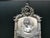 Late20C Italian Rococo Silver Beech Floor Mirror For Sale - Image 9 of 10