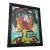 1970s Vintage Abstract Portraiture; Original Artwork by Peter Robert Keil, Framed For Sale