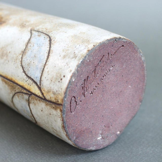 Vintage Ceramic Decorative Vase by Alexandre Kostanda, 1960s For Sale - Image 14 of 17