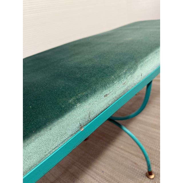 Hollywood Regency Style Bench, Vintage For Sale - Image 10 of 12
