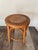 Tan Antique Art Nouveau Cafe Stool, 1890s For Sale - Image 8 of 8