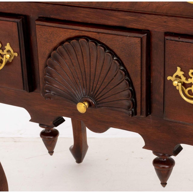 Pair of Queen Anne Style Mahogany Lowboys For Sale - Image 13 of 13