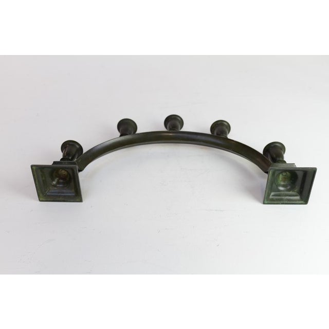 Art Deco Danish Candelabra in Disko Metal from Just Andersen, 1930s For Sale - Image 4 of 18