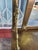 Vintage Brass Hall Tree With Mirror and Console For Sale - Image 4 of 7