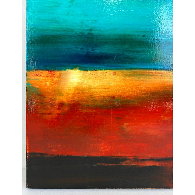 Anthony Liggins Abstract Acrylic Painting and Signed Book "Who Loves You Baby" Offered for sale is a spectacular bold-...