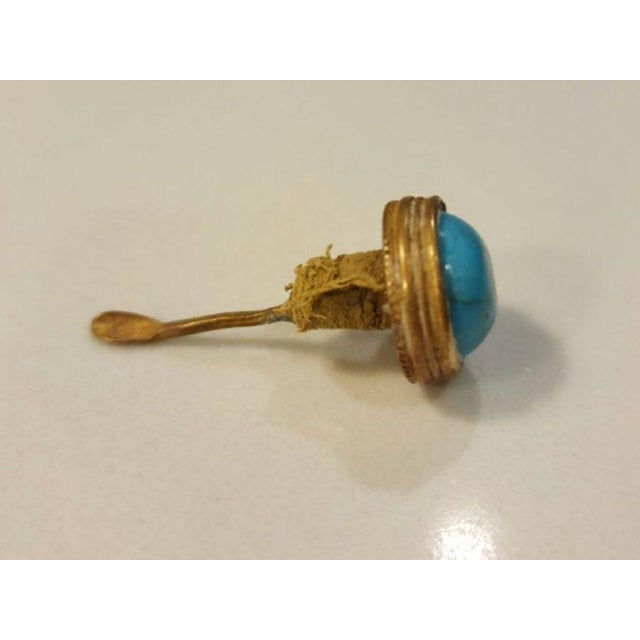 Early 20th Century Mottled Peking Glass Snuff Bottle With Turquoise For Sale - Image 4 of 18