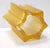 Art Deco Star Shaped Yellow Glass Vase by Pierre Davesn for Daum, 1940s For Sale - Image 9 of 13