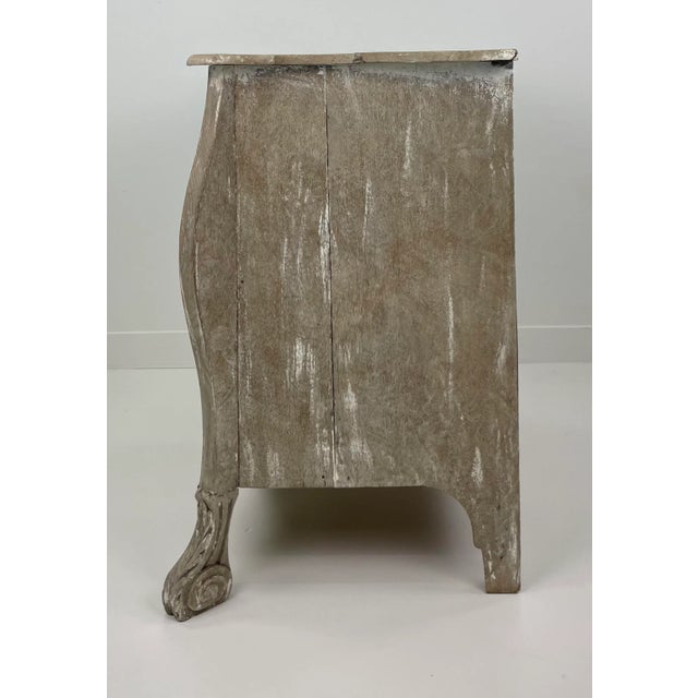 Gray 19th Century Dutch Gray Oak Commode For Sale - Image 8 of 10