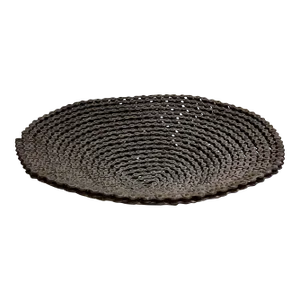 1970s Studio Art Hand Crafted Bike Chain Bowl