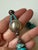 1970s Vintage Southwest Turquoise Beaded Necklace With Indian Nickel Clasp For Sale - Image 5 of 7