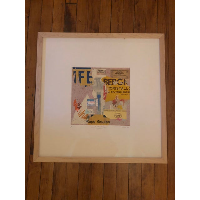 2010s Contemporary Abstract Collage by Richard Meier, Framed For Sale - Image 5 of 5