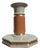 Danish Craquelé Porcelain Candlestick from Royal Copenhagen For Sale