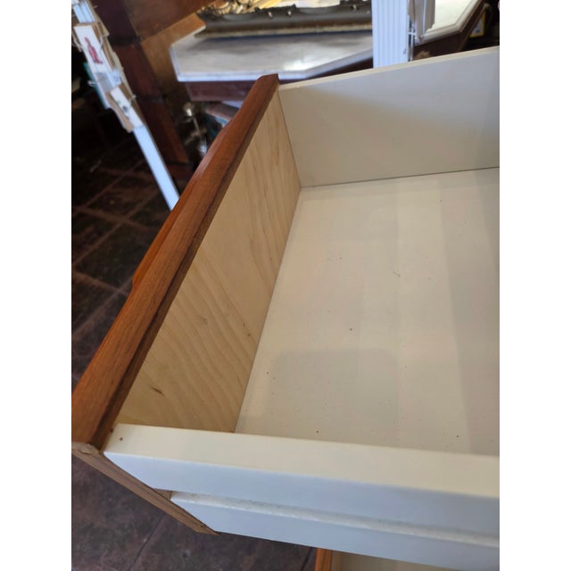 Mid-Century Modern Mid - Century Danish Modern Tall 7 Drawer Loungerie Dresser Teak For Sale - Image 3 of 7