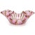 Vintage Murano Fratelli Toso Pink White Copper Aventurine Ribbons Italian Large Art Glass Bowl For Sale In Orlando - Image 6 of 8