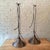 1940s Set of 3 Custom Industrial Gunmetal and Brushed Steel Pendant Lights For Sale - Image 4 of 9