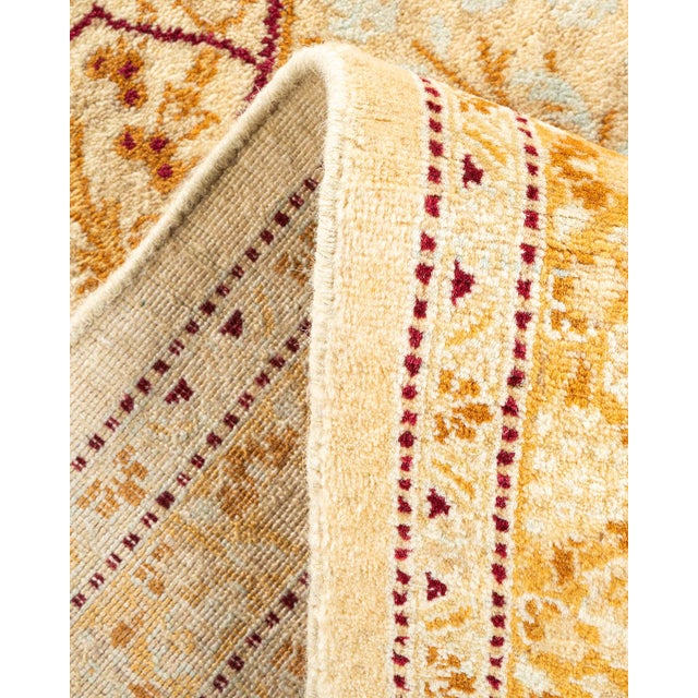 Mogul, One-of-a-Kind Hand-Knotted Area Rug in Ivory, 6' 2" x 12' 1" For Sale In New York - Image 6 of 8
