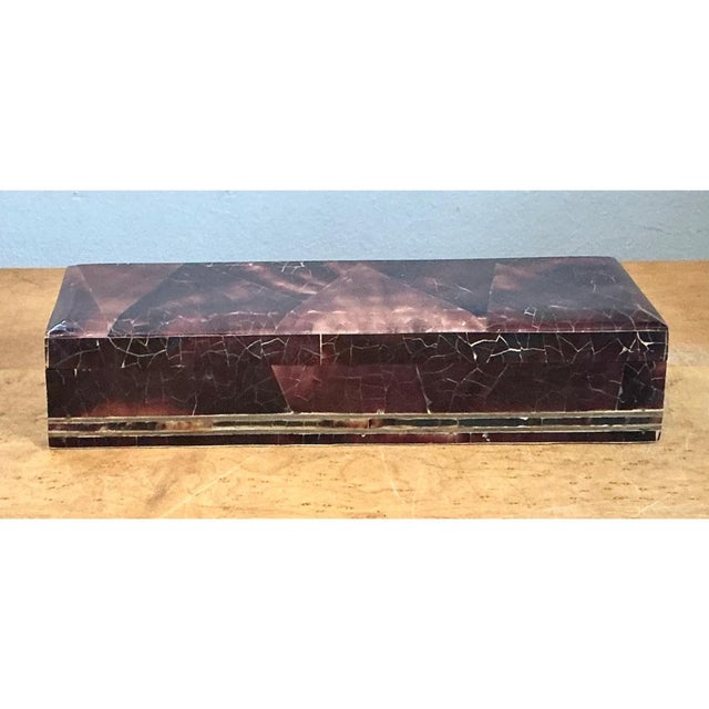 Vintage Coconut Shell Decorative Box For Sale - Image 9 of 15