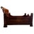 19th Century Italian Carved Inlaid Mahogany Burl Full Bed For Sale - Image 15 of 18