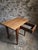 Antique French Worktable and Bistro Chair, 1900s and 1950, Set of 2 For Sale - Image 14 of 18
