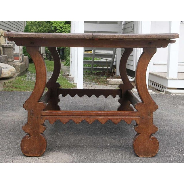 Spanish Chestnut Centre Table For Sale In Boston - Image 6 of 8