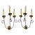 Formations Portofino Three-Arm Sconces- A Pair For Sale