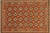 Rustic Soumak Orange/Beige Wool Rug - 3'1'' X 5'0'' For Sale - Image 9 of 10