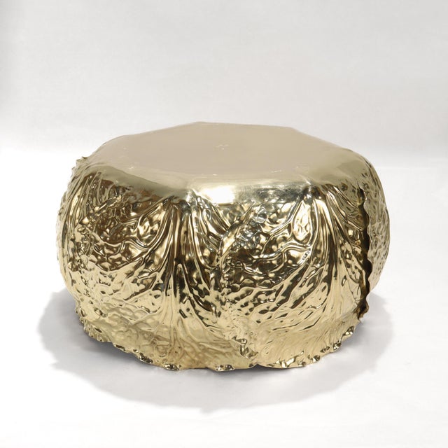 Pair of Large Tiffany & Co Sterling Silver Cabbage Centerpiece Serving Bowls For Sale - Image 12 of 18