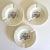 Ivory Vintage Mid Century " Fedora Cafe & Bar " Royal China Co. Ceramic Ashtrays - Set of 3 For Sale - Image 8 of 9