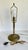 Antique Edward Miller E. M. Co. Green & Custard Slag Glass Table Lamp For Sale - Image 11 of 12