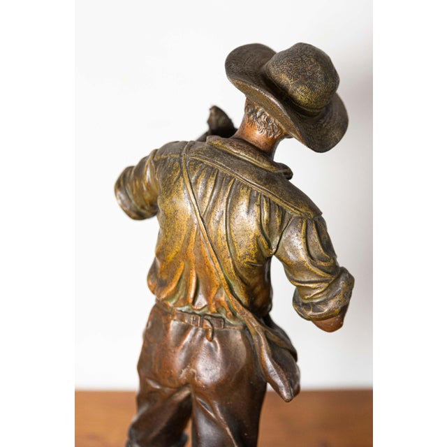 Metal 19th Century French Bronze Sculpture For Sale - Image 7 of 9