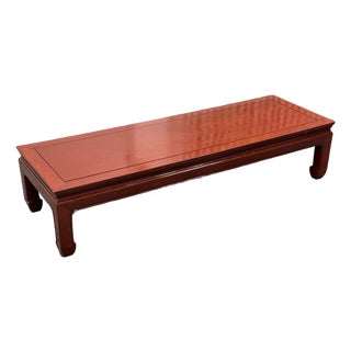 Cathay Arts Co. Ming-Style Low Coffee Table, Vintage For Sale