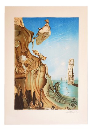 Salvador Dali, Monument Impérial À La Femme Gala (Memoire du Femme-Enfant ), Lithograph